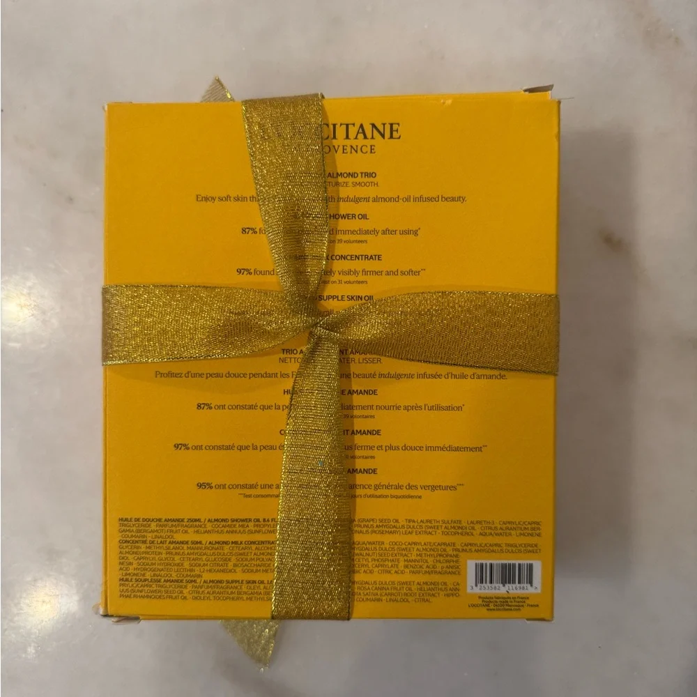 L'Occitane Almond Beauty Trio Gift Set - NWT - Picture 2 of 2